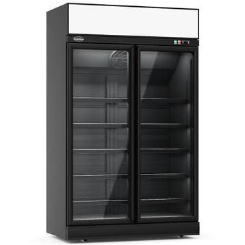 Koelkast | INS | 1000L | Zwart | 0°C/+10°C | Geforceerd |, Verzenden, Nieuw in verpakking