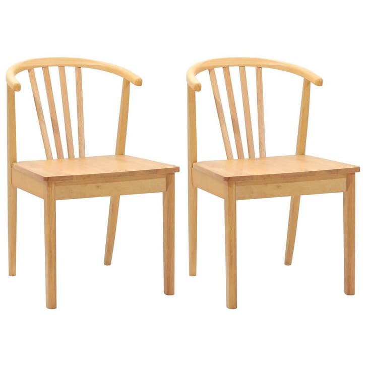 Set van 2 eetstoelen | 41% eraf | Retour deal, Huis en Inrichting, Stoelen, Overige kleuren, Twee, Zo goed als nieuw, Hout, Verzenden