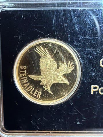 Allemagne. Gold bar 2024 Steinadler - 1/200 oz (.999) (Sans