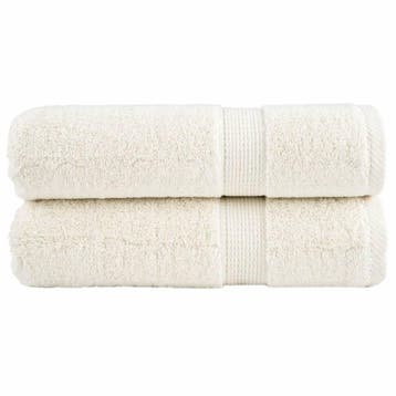 vidaXL Badhanddoeken SOLUND 2 st 600 g/m² 100x150 cm, Verzenden, Nieuw