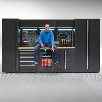 Datona Werkplaatsinrichting PREMIUM eiken werkblad met, Doe-het-zelf en Bouw, Werkbanken, Ophalen of Verzenden, Nieuw