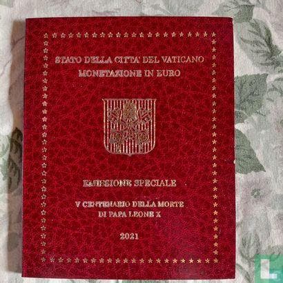 Vaticaan jaarset 2021 500th anniversary Death of Pope Le..., Postzegels en Munten, Munten | Europa | Euromunten, Setje, 1 cent
