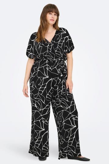 ONLY eco jumpsuit korte mouw48Maat 46/48 (XL) of groter, Kleding | Dames, Jumpsuits, Verzenden, Nieuw, Maat 46/48 (XL) of groter