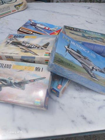 Airfix, Matchbox, Heller 1:72 - Modelvliegtuig (6) -, Nieuw