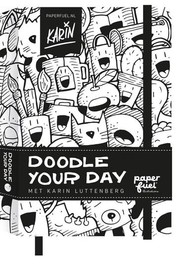 Paperfuel Doodle Your Day (9789045328768, Karin Luttenberg), Boeken, Verzenden, Nieuw