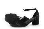 Manfield Sandalen in maat 39 Zwart, Kleding | Dames, Verzenden, Zwart, Sandalen of Muiltjes, Manfield
