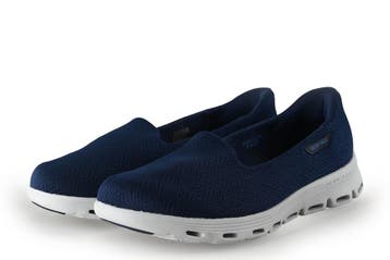 Skechers Instappers in maat 38½ Blauw, Kleding | Dames, Skechers, Instappers, Zo goed als nieuw, Verzenden