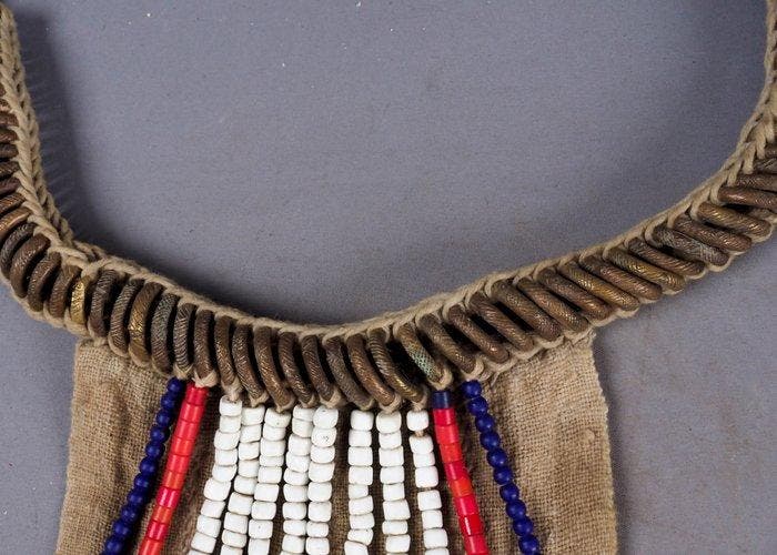 cache sexe schortje - Pikuran - Kapsiki - Kameroen (Zonder, Antiek en Kunst, Kunst | Niet-Westerse kunst