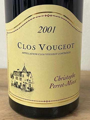 2001 Christophe Perrot-Minot, Clos Vougeot Vieilles Vignes -, Nieuw