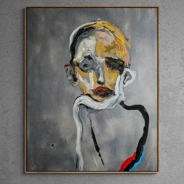 Arvydas Gaiciunas (Retne) - Du N-14 (XL) — Contemporary, Antiek en Kunst, Kunst | Schilderijen | Modern