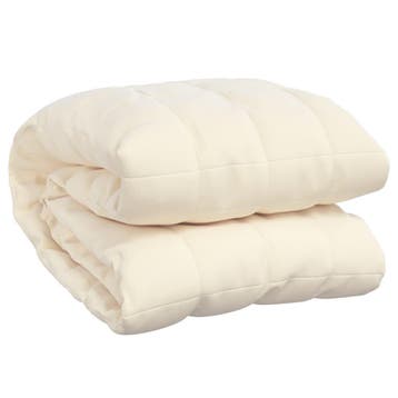 Verzwaringsdeken 6kg - Tweede kansje - OP = OP, Eenpersoons, Verzenden, Beige, Deken of Dekbed