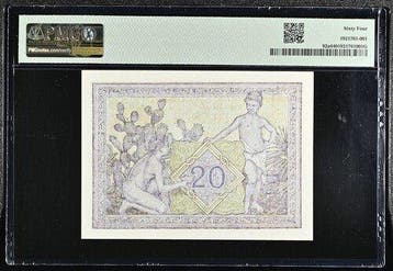 Algerije. - 20 Francs - 1944 - Pick 92a (Zonder