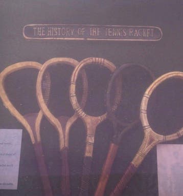 shadowboxen, tennis, de geschiedenis van de tennisracket, Nieuw