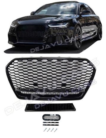 RS6 Quattro Look Front Grill voor Audi A6 C7.5 / S line / S6, Ophalen of Verzenden