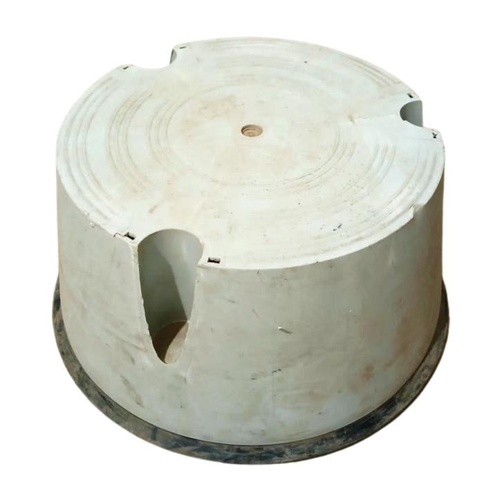 Opstap krukje wit 22 cm hoog met zwenkwieltjes gebruikt, Bricolage & Construction, Bricolage & Rénovation Autre, Enlèvement ou Envoi