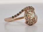 Zonder minimumprijs - Ring - 14 karaat Geel goud - 1.08ct.