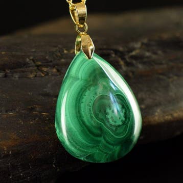 Pas de prix de réserve - Malachite naturelle - Motifs, Collections