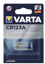 Varta CR123 batterij, 3.0V Lithium, Ophalen of Verzenden
