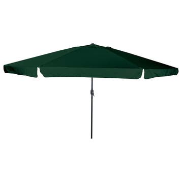vidaXL Tuinparasol Groen 394 x 394 x 248 cm Polyester en, Verzenden, Nieuw