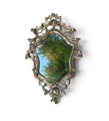 Miroir- Corne dabondance - Bois - baroque