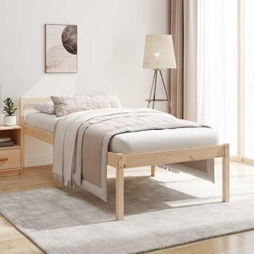 vidaXL Seniorenbed massief grenenhout 90x190 cm, Verzenden, Nieuw