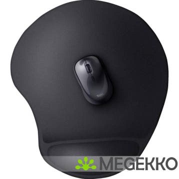 Trust Bigfoot XL Gel Muismat Zwart, Verzenden