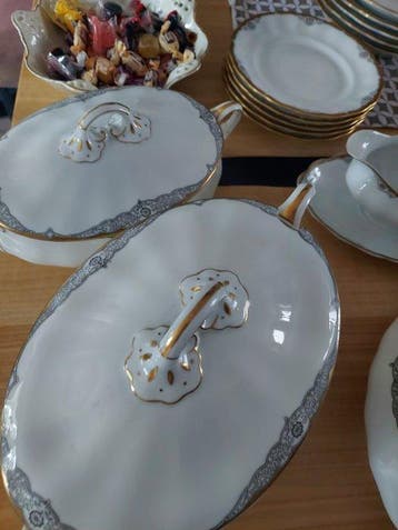 Koenigszelt Silesia - Tafelservies (20) - Olga - Biscuit