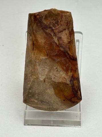 Néolithique Jaspe et Agate Java Hache - 72 mm (Sans prix de