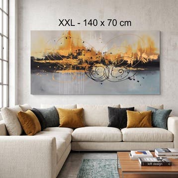 Monika Spiewak - Abstract - Oil Painting Stretched On The