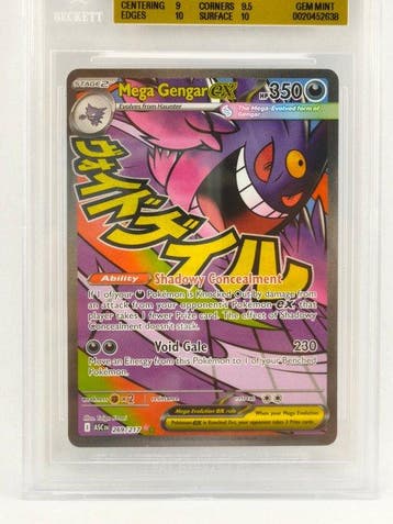 Pokémon Graded card Mega Gengar ex - 269/217 Full art -, Nieuw