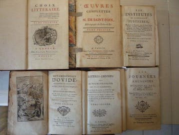 Divers - Lot N de 24 volumes cuirs (format in-12) -