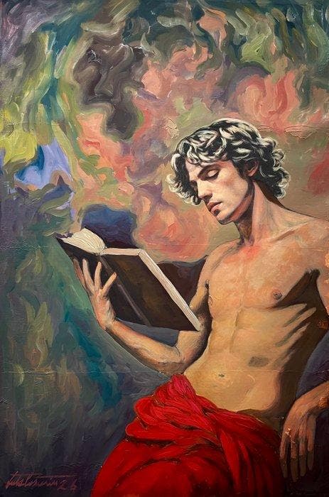 Cosmin Marian Guta (1994) - “Susurros de las Musas”, Antiek en Kunst, Kunst | Schilderijen | Modern