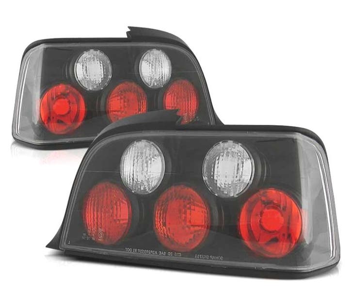 Feux Arrière Pour Bmw E36 90-99 Coupé Noir Lex, Auto-onderdelen, Verlichting, Verzenden