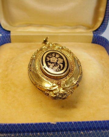 Zonder minimumprijs - Hanger - 14 karaat Geel goud, Zilver,