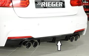 Rieger diffuser | geschikt voor BMW 3-Serie F30 / F31 (335i, Verzenden