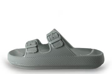Buwege Slippers in maat 42 Groen, Kleding | Dames, Schoenen, Slippers, Verzenden, Buwege, Zo goed als nieuw