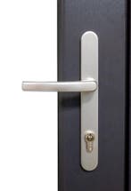 PVC  Dubbele deur Premium Plus b200xh215 cm Antraciet, Gevelraam of Ruit, Nieuw, Dubbelglas, 160 cm of meer