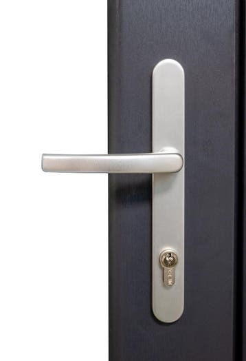 PVC  Dubbele deur Premium Plus b200xh215 cm Antraciet, Gevelraam of Ruit, Nieuw, Dubbelglas, 160 cm of meer
