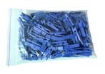 Set van 100 kleine wasknijpers van hout (35 mm, donkerblauw, Verzenden, Nieuw