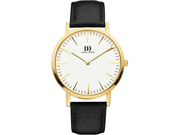 Veiling - Danish Design London IQ11Q1235 Goud 40mm, Handtassen en Accessoires, Horloges | Heren
