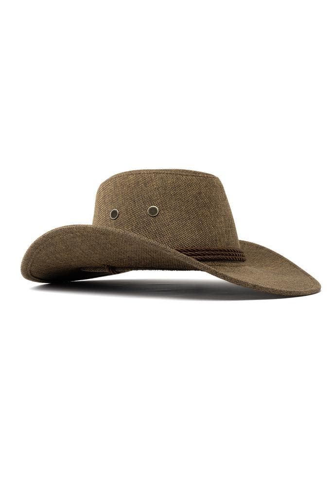 KIMU® Cowboyhoed Donkerbruin Flax Lichtgewicht Donkerbruine, Vêtements | Hommes, Costumes de carnaval & Vêtements de fête, Enlèvement ou Envoi