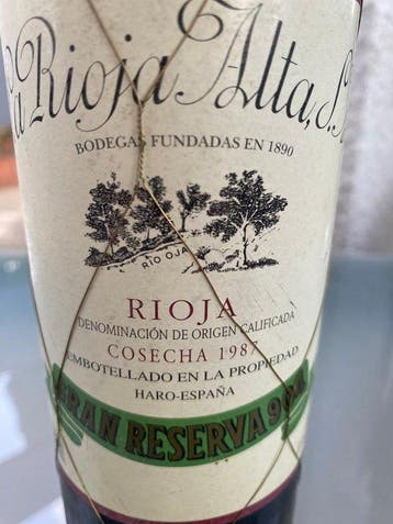 1987 La Rioja Alta, 904 - Rioja Gran Reserva - 1 Bouteille, Verzamelen, Nieuw