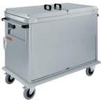 Bain Marie Wagen | Deksel + Kast | Draaideur | 3x GN 1/1 |, Verzenden