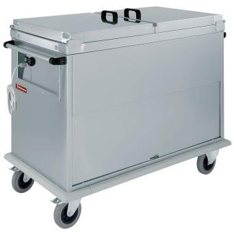 Bain Marie Wagen | Deksel + Kast | Draaideur | 3x GN 1/1 |, Verzenden