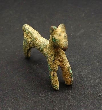 Bronstijd Brons Dierenstandbeeld - 43 mm (Zonder