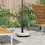 vidaXL Parasolvoet 21kg Lichtgrijs Betonkleurig Rond, Verzenden, Nieuw