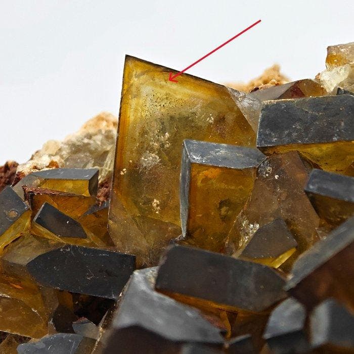 Bariet met honing, biterminata en fantoom, Sardinië!, Collections, Minéraux & Fossiles