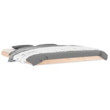 Bedframe grenenhout 180x200 | 35% korting | Retour deal, Huis en Inrichting, Overige kleuren, Verzenden, Tweepersoons, Zo goed als nieuw