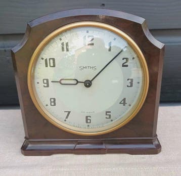 Horloge - Art déco Bakélite - 1930-1940 - Smith Enfield, Antiquités & Art, Antiquités | Horloges