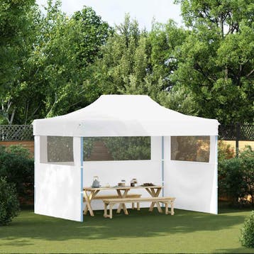 vidaXL Partytent met 3 zijwanden inklapbaar 280x410x315 cm, Verzenden, Nieuw